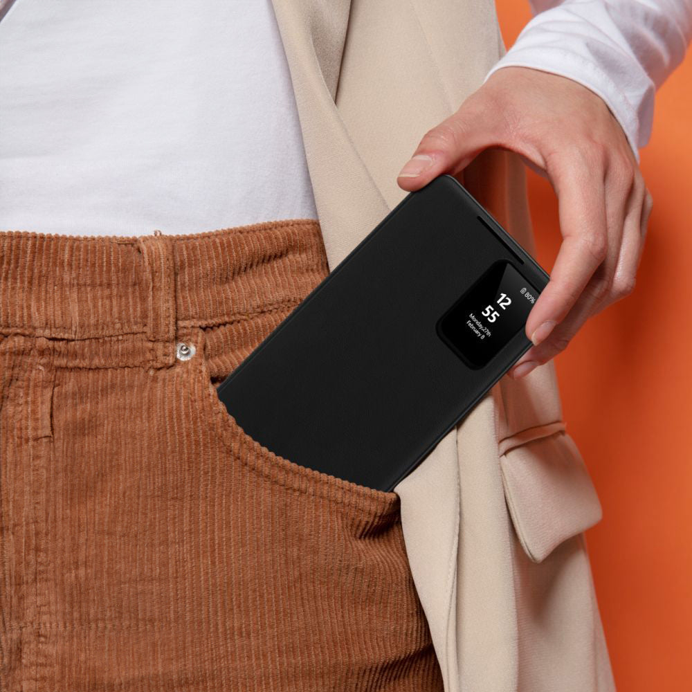 Handyhülle mit Klappe für Galaxy A56 5G, Tech-Protect Smart Wallet, Schwarz