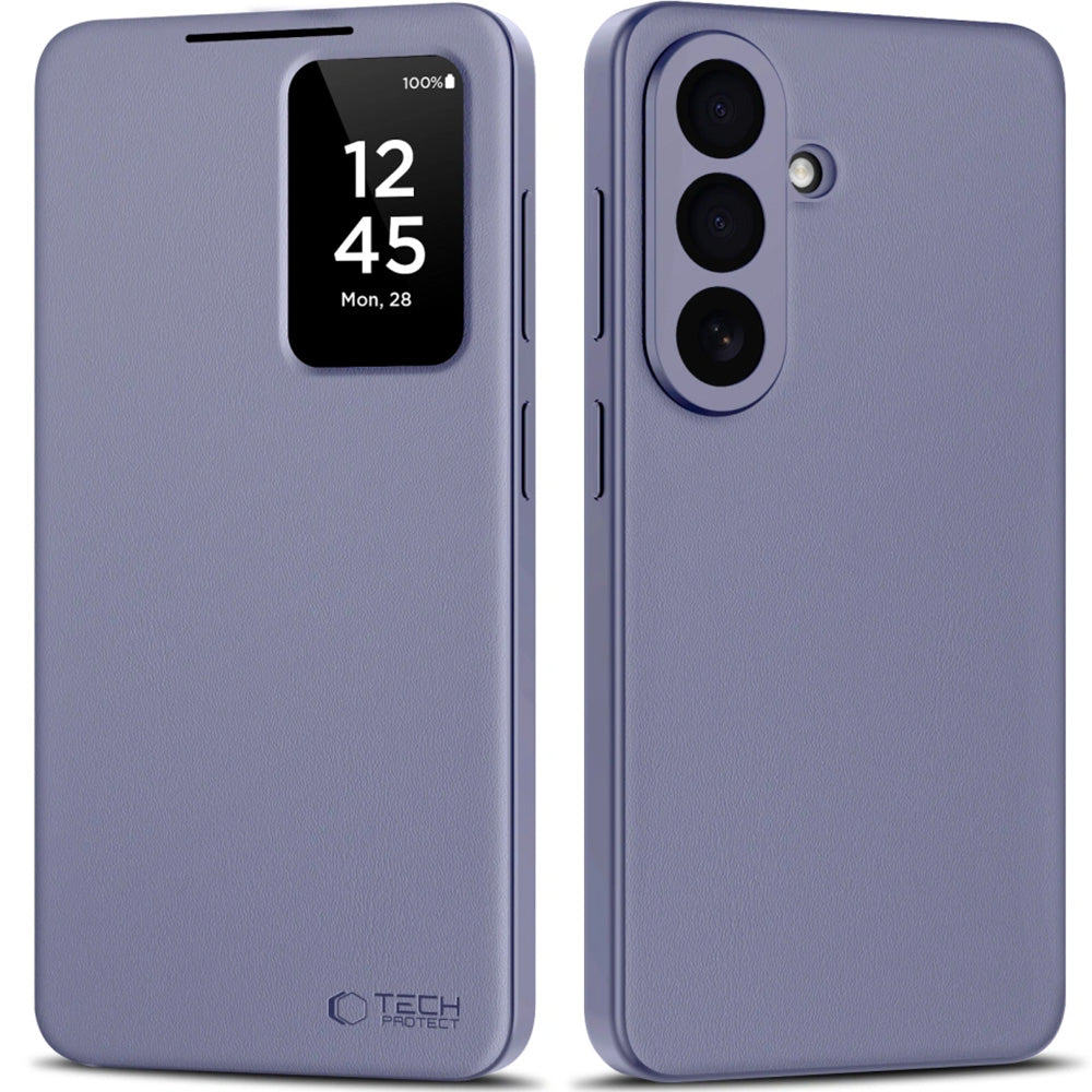 Handyhülle mit Klappe für Galaxy A57 5G, Tech-Protect Smart Wallet, Violett