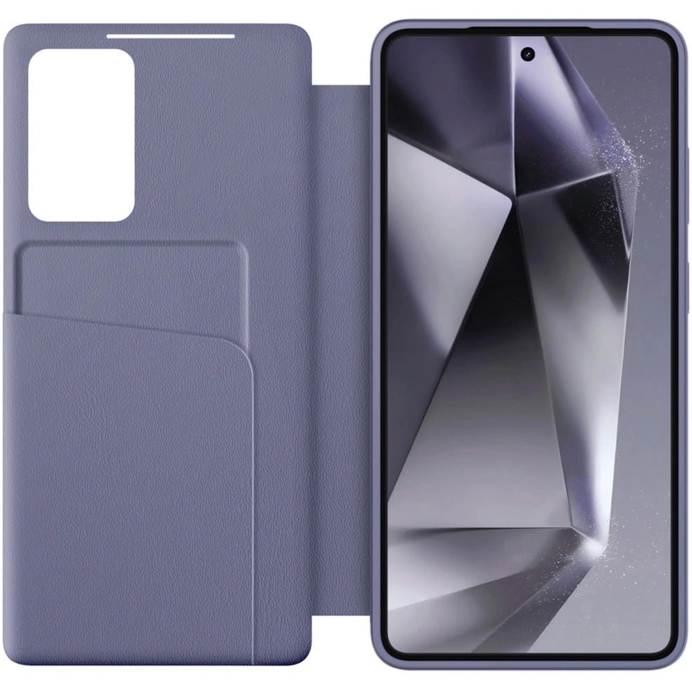 Handyhülle mit Klappe für Galaxy A57 5G, Tech-Protect Smart Wallet, Violett