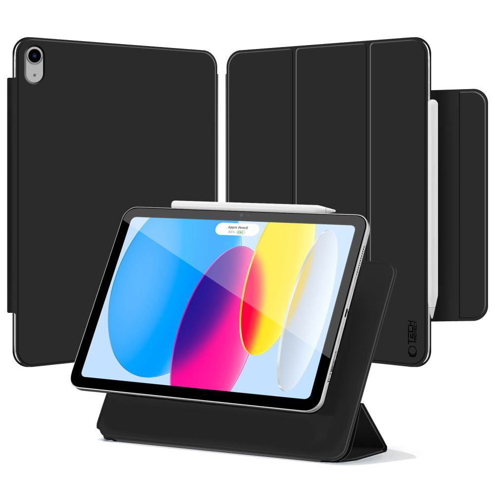 Schutzhülle für iPad 11 / 10 gen. 2025 / 2022, Tech Protect Smartcase Magnetic, Schwarz
