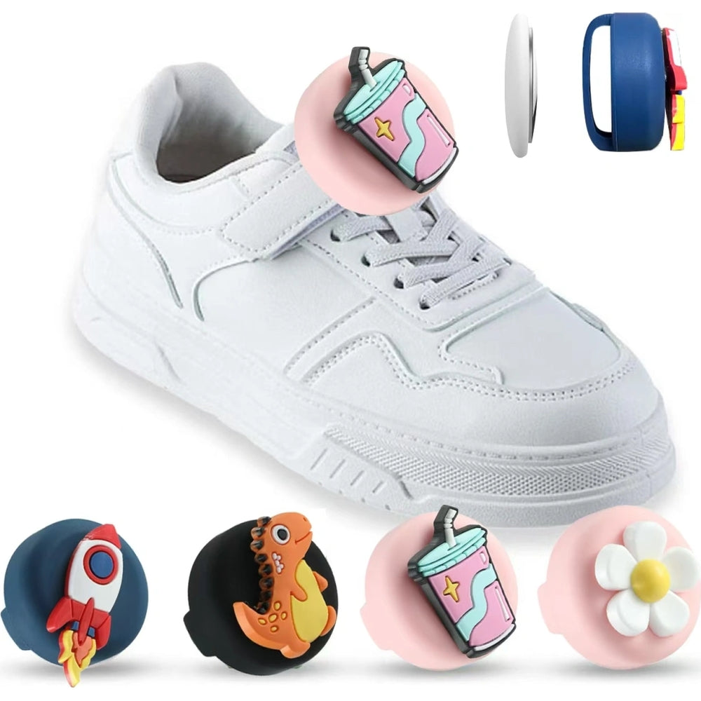 Hülle für Apple AirTag, Tech-Protect Smooth for Kids, für Schuhe, für Schnürsenkel, 4 Stück