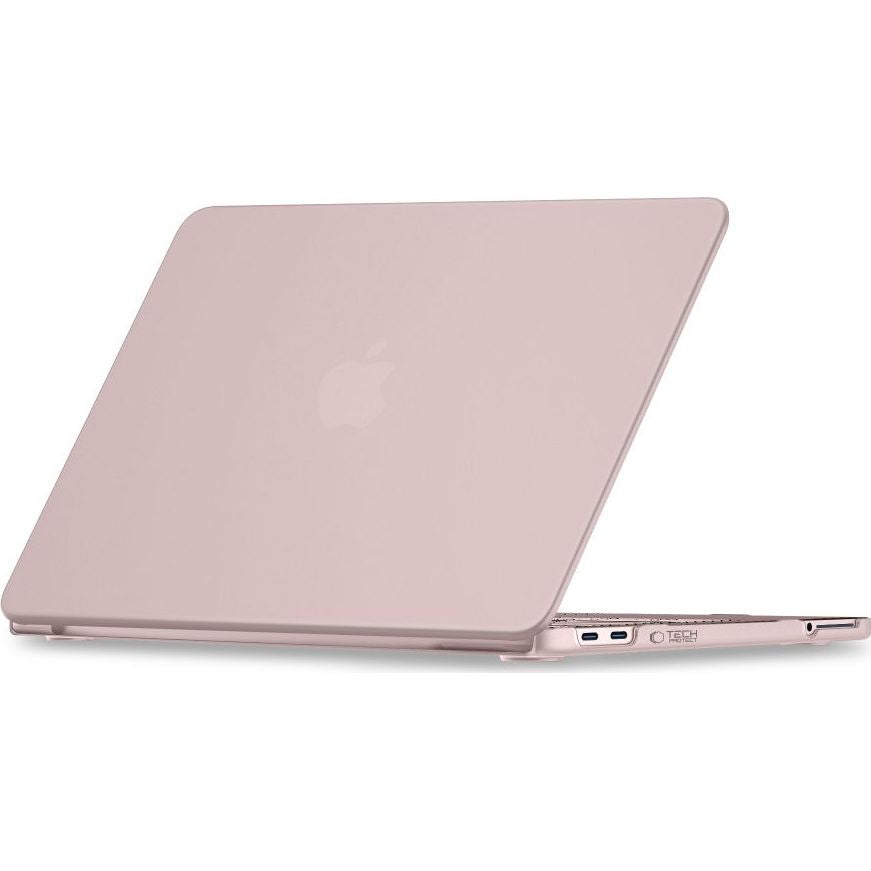 Schutzhülle für MacBook Neo 13" A18 Pro 2026, Tech-Protect Softshell, mattes Durchscheinend-Rosa
