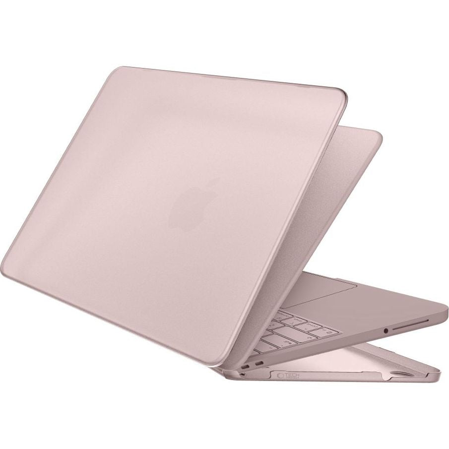 Schutzhülle für MacBook Neo 13" A18 Pro 2026, Tech-Protect Softshell, mattes Durchscheinend-Rosa