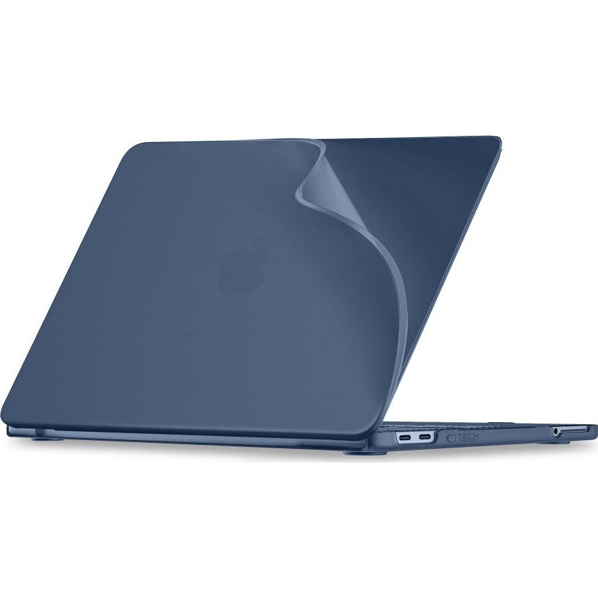 Schutzhülle für MacBook Neo 13" A18 Pro 2026, Tech-Protect Softshell, mattes Durchscheinend-Blau