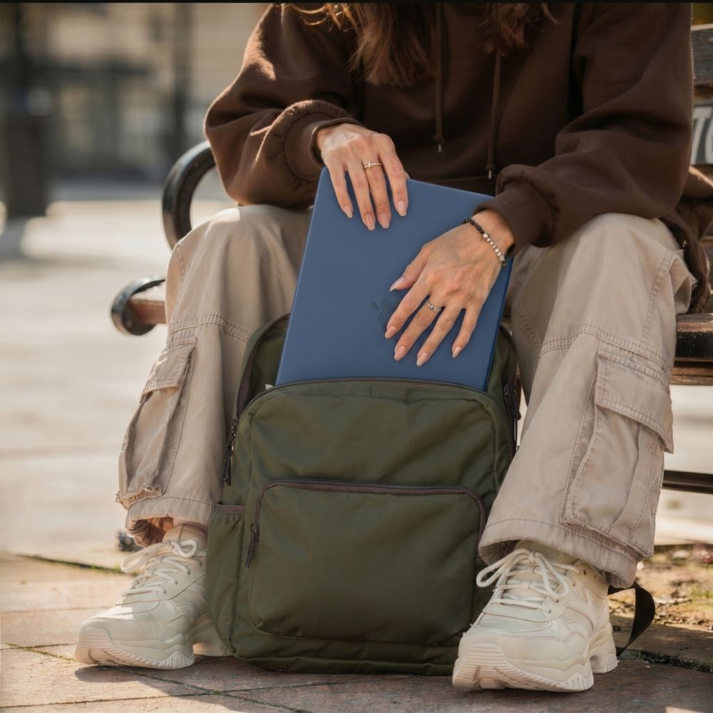 Schutzhülle für MacBook Neo 13" A18 Pro 2026, Tech-Protect Softshell, mattes Durchscheinend-Blau