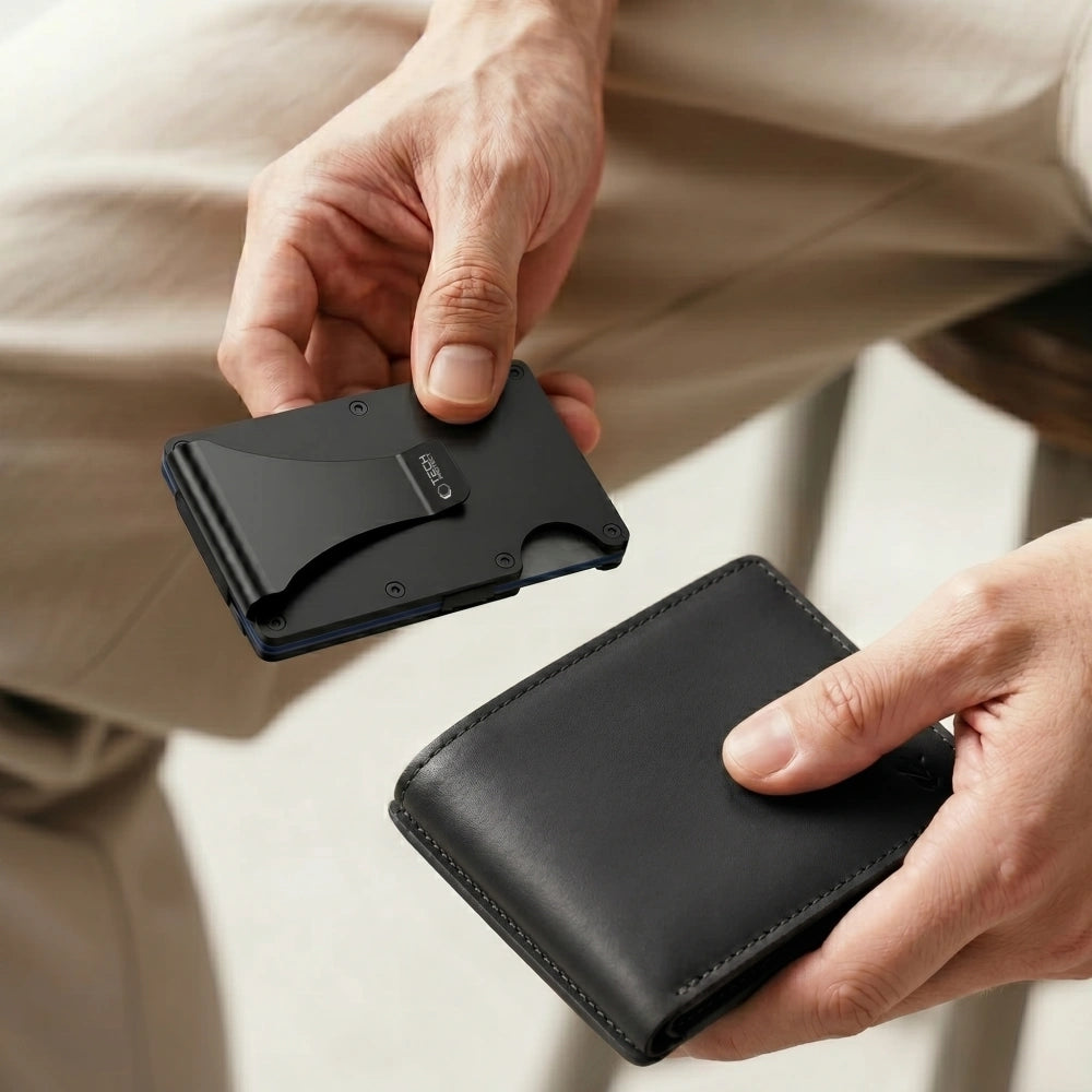 Kartenhalter mit RFID-Schutz, Tech-Protect Thorn, Schwarz