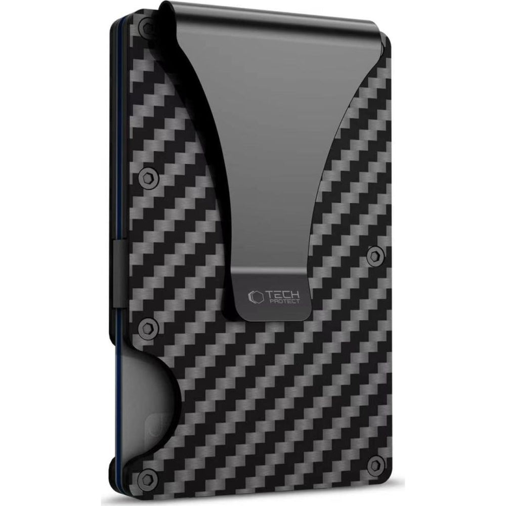 Kartenhalter mit RFID-Schutz, Tech-Protect Thorn, Carbon Schwarz
