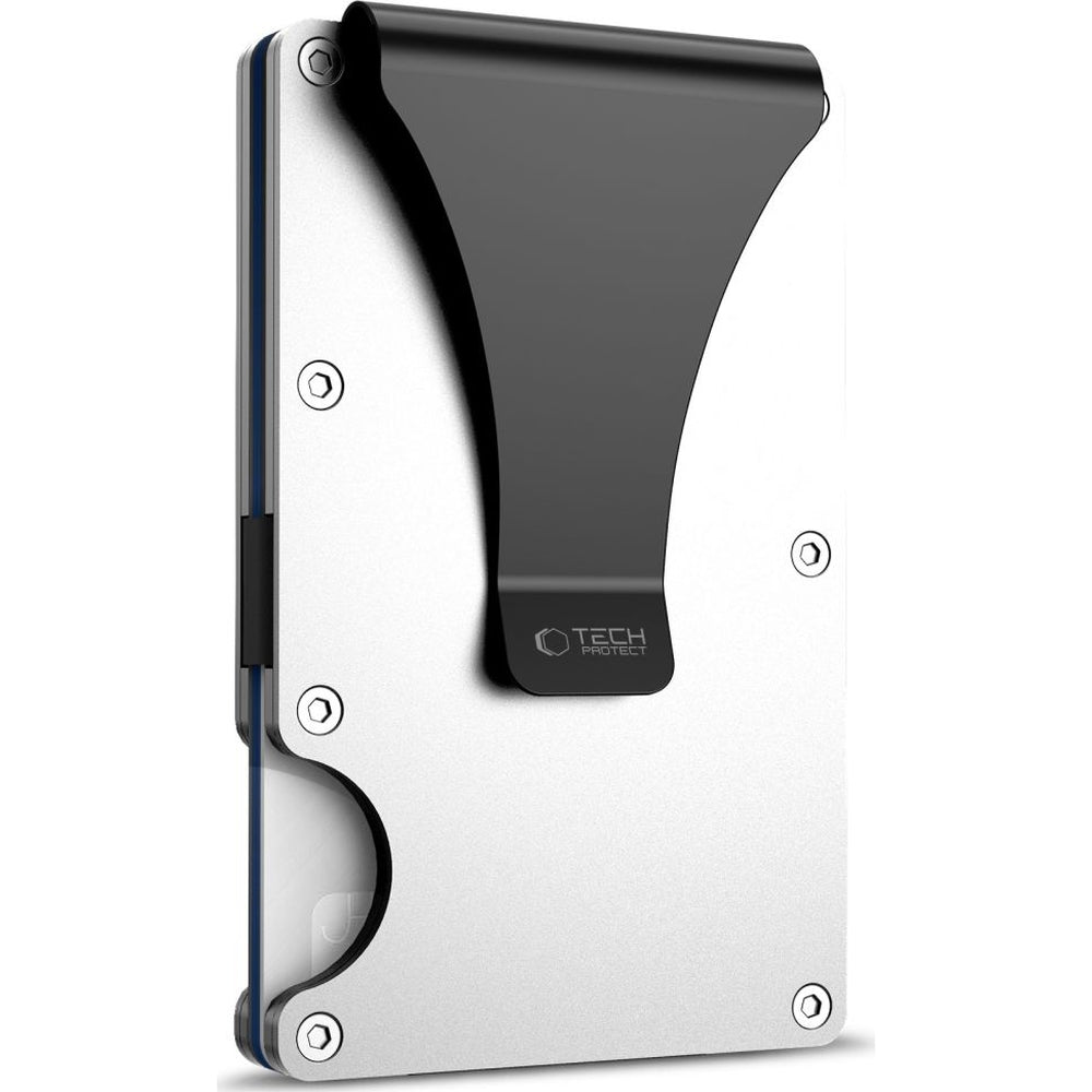 Kartenhalter mit RFID-Schutz, Tech-Protect Thorn, Silber