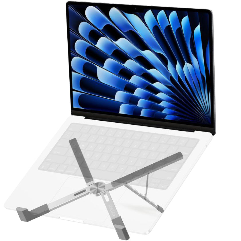 Ständer für Laptops bis zu 16 Zoll, Tech-Protect ULS300, Silbern