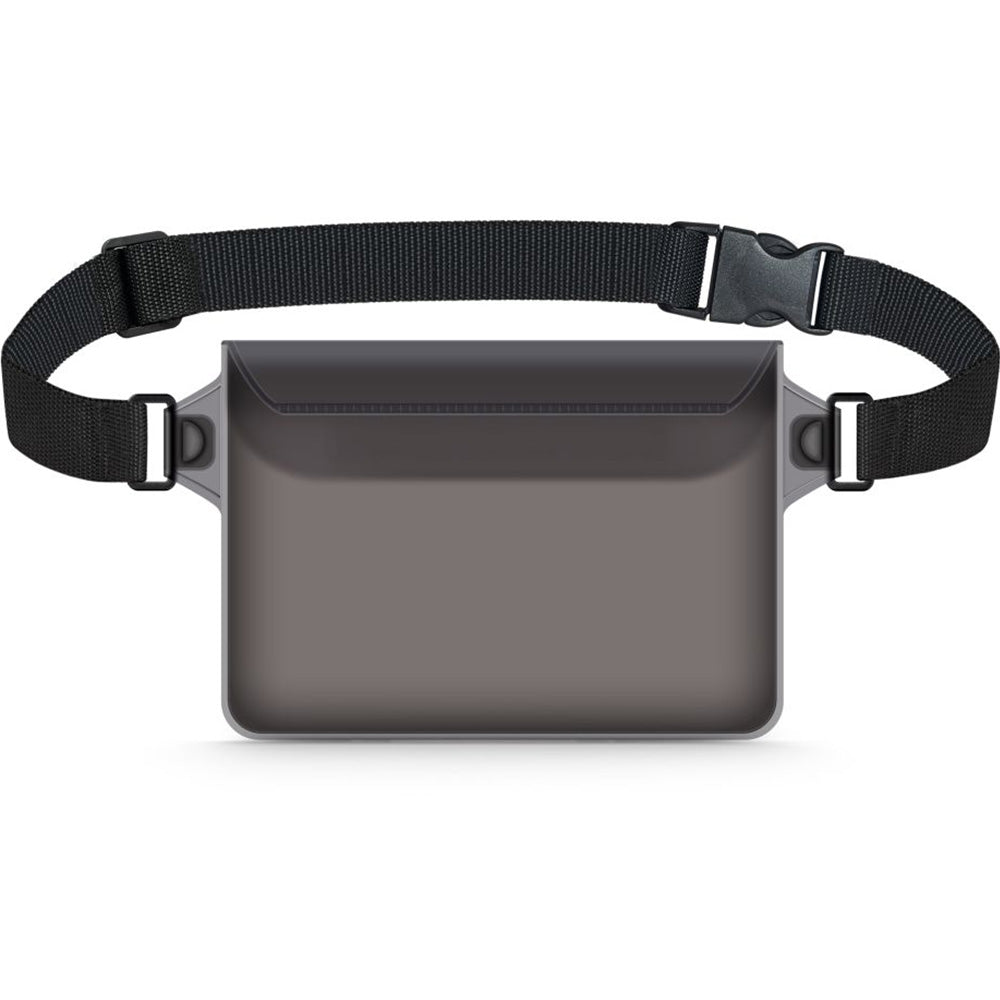 Wasserdichte Tasche für 10", Tech-Protect Waterproof Pouch, Durchscheinend-Schwarz