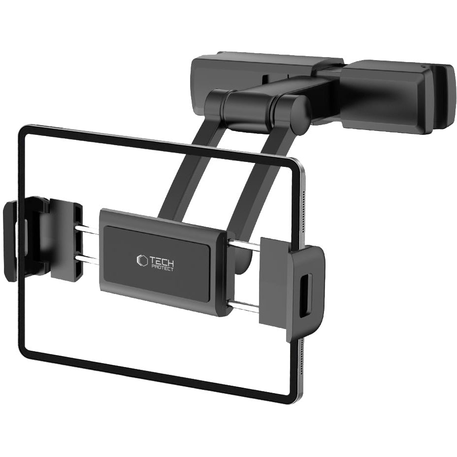 Autohalterung für Kopfstütze für Tablet/Telefon, Tech-Protect V2 Stretchable Headrest Car Mount, Schwarz