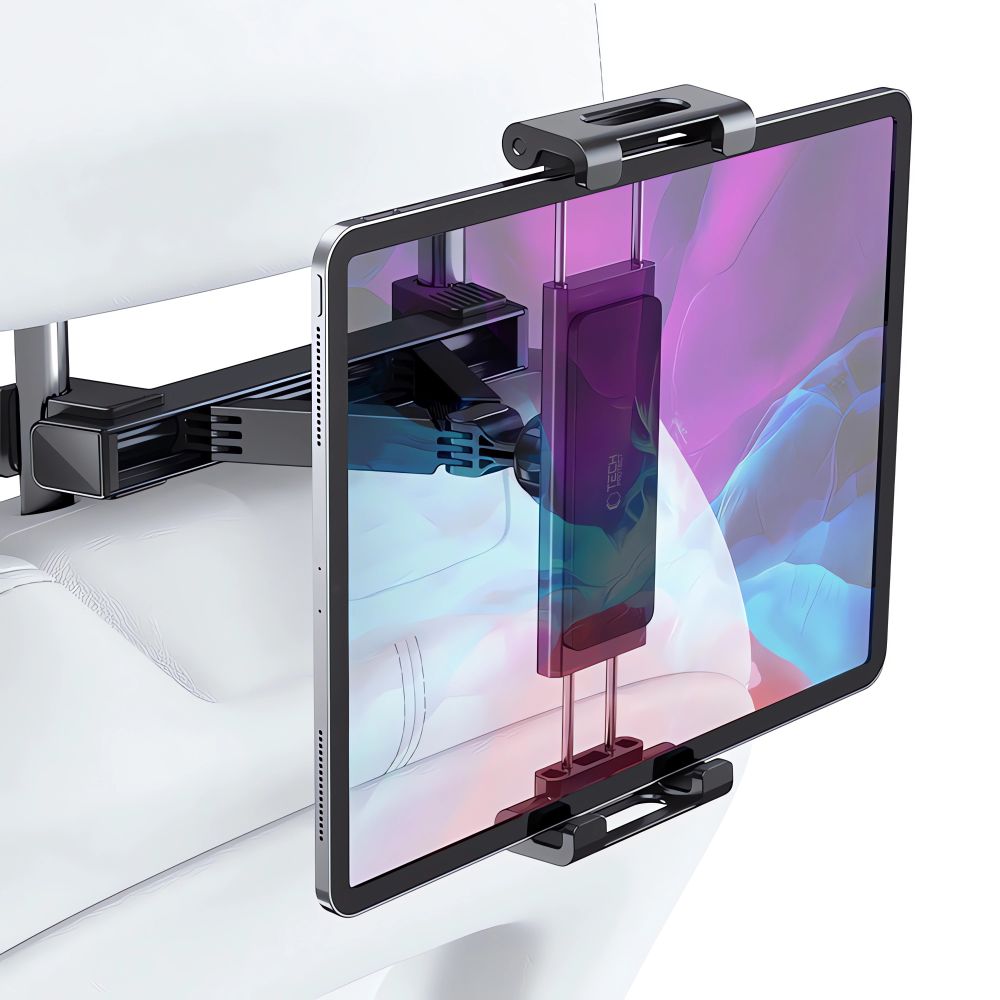 Autohalterung für Kopfstütze für Tablet/Telefon, Tech-Protect V3 Headrest Car Mount, Schwarz