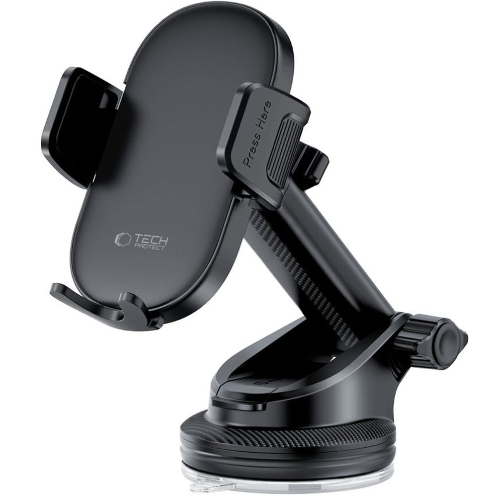 Autohalterung für Cockpit / Armaturenbrett / Windschutzscheibe Tech-Protect V7 Universal, Schwarz