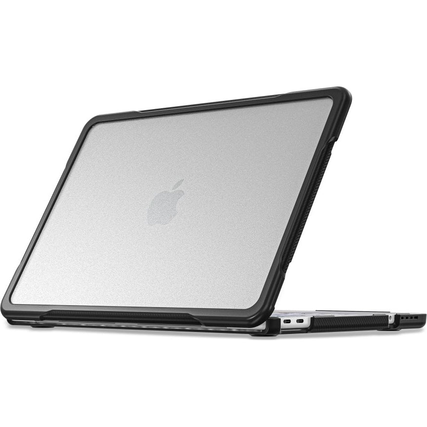 Schutzhülle für MacBook Neo 13 2026, Tech-Protect Velar, Schwarz-Transparent