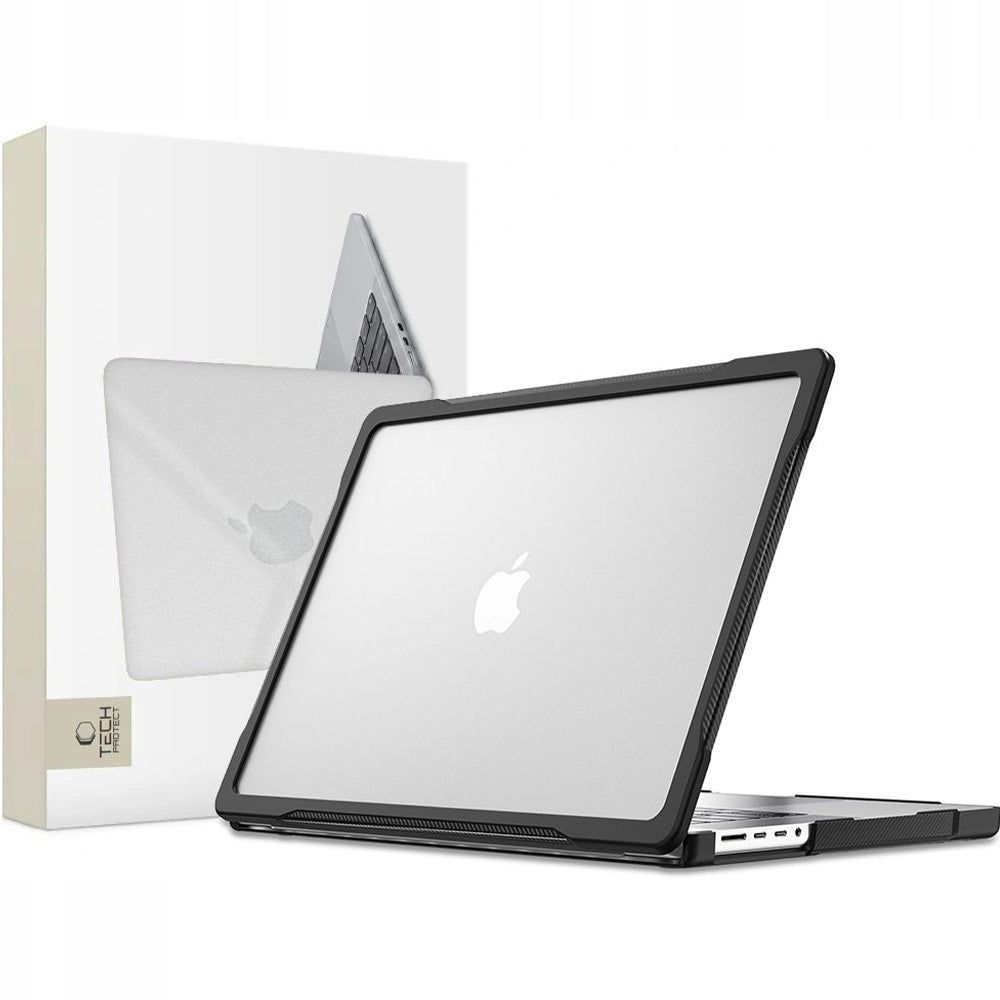 Schutzhülle für MacBook Pro 16" 2026-2021, Tech-Protect Velar, Transparent-Matt