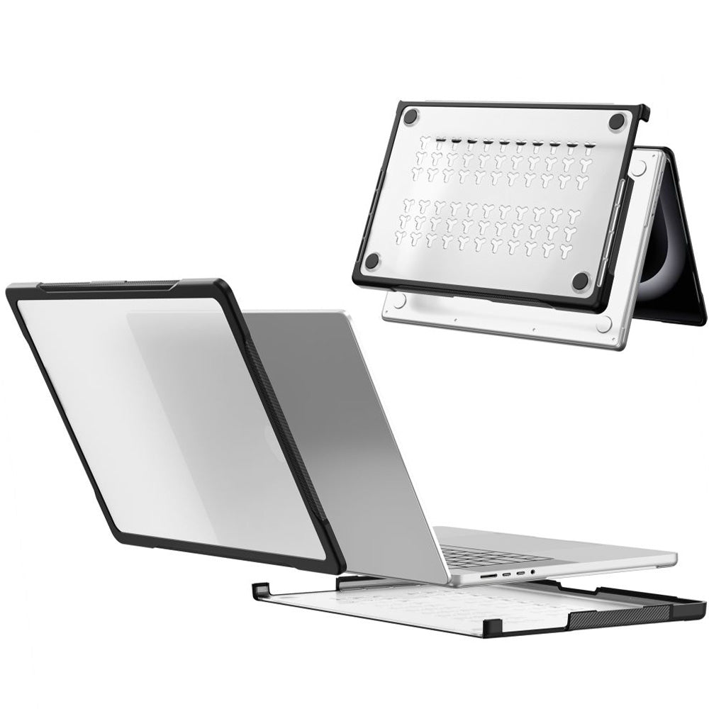 Schutzhülle für MacBook Pro 16" 2026-2021, Tech-Protect Velar, Transparent-Matt