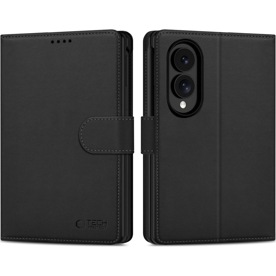 Handyhülle mit Klappe für Galaxy Z Fold8, Tech-Protect Wallet, Schwarz