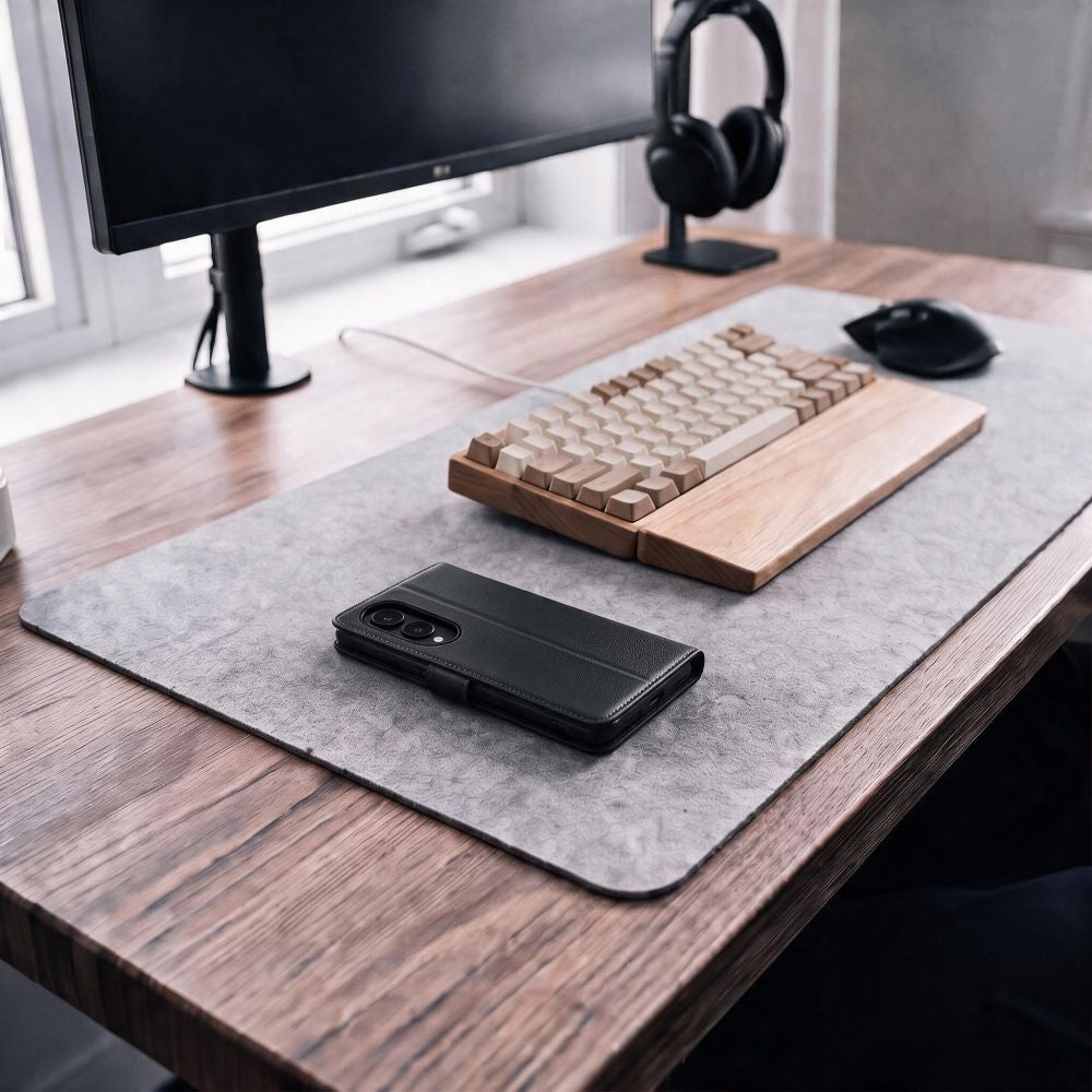 Handyhülle mit Klappe für Galaxy Z Fold8, Tech-Protect Wallet, Schwarz