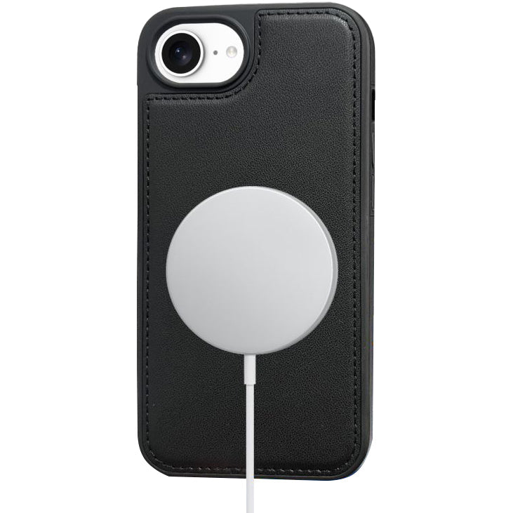 Handyhülle für iPhone 17e / 16e, Tech-Protect Wallet für MagSafe, Schwarz