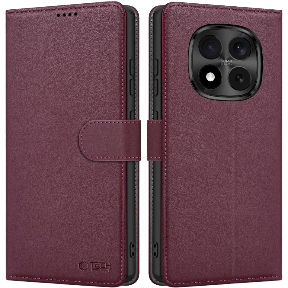 Handyhülle für Xiaomi Redmi Note 15 Pro 5G, Tech-Protect Wallet, Kastanienbraun