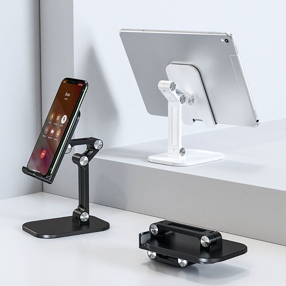 Schreibtischständer für Telefon/Tablet, Tech-Protect Z3 Universal Stand Holder, Grau