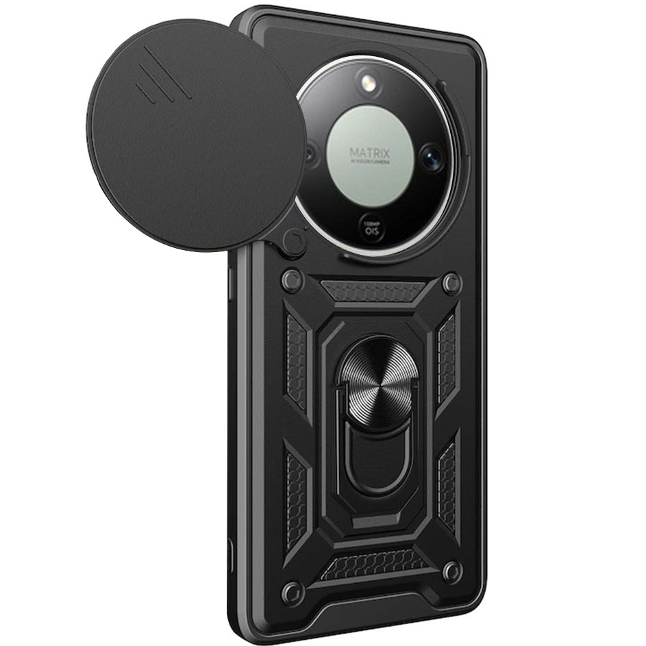 Handyhülle für Honor Magic8 Lite, Techsuit CamShield Series, Schwarz