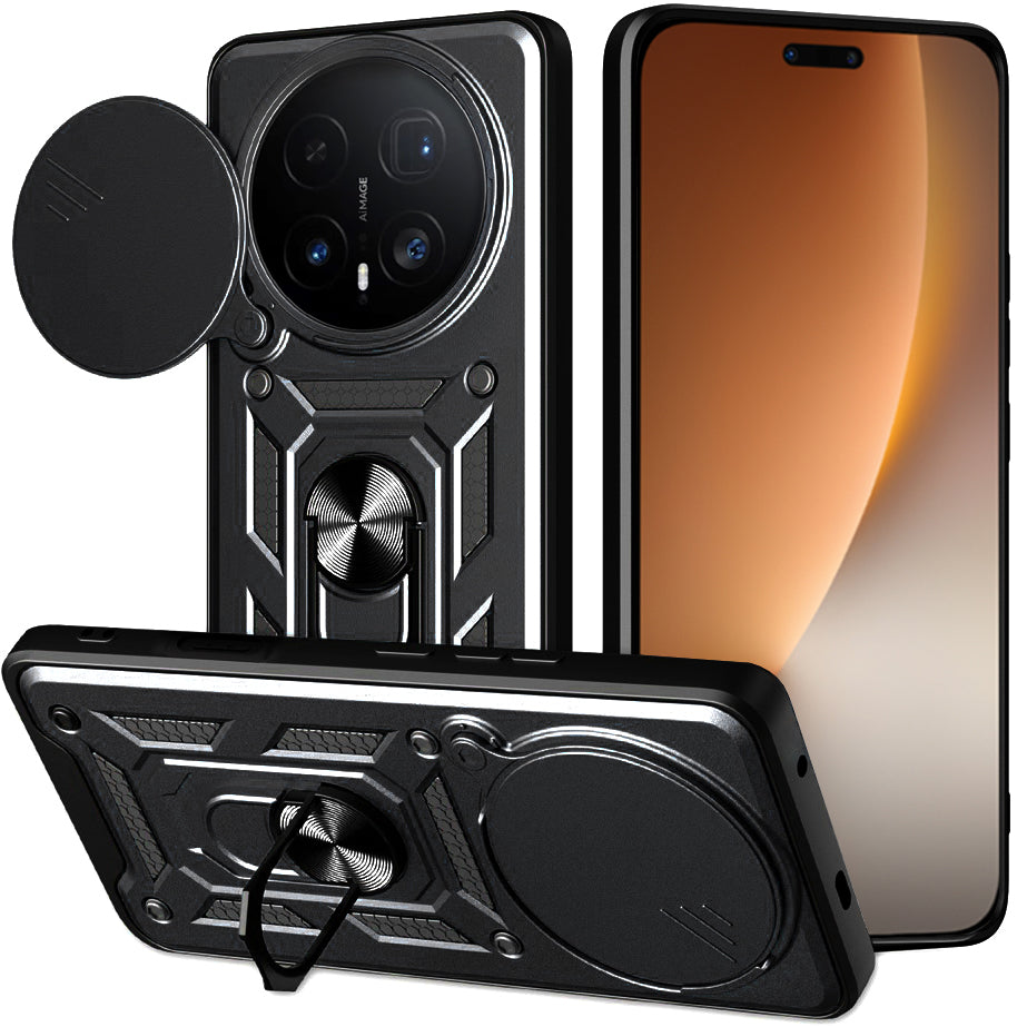 Handyhülle für Honor Magic8 Pro, Techsuit CamShield Series, Schwarz