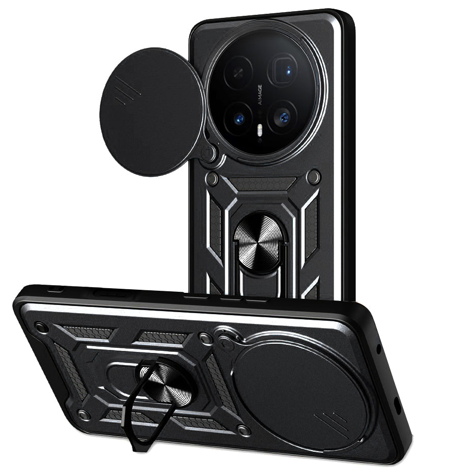 Handyhülle für Honor Magic8 Pro, Techsuit CamShield Series, Schwarz