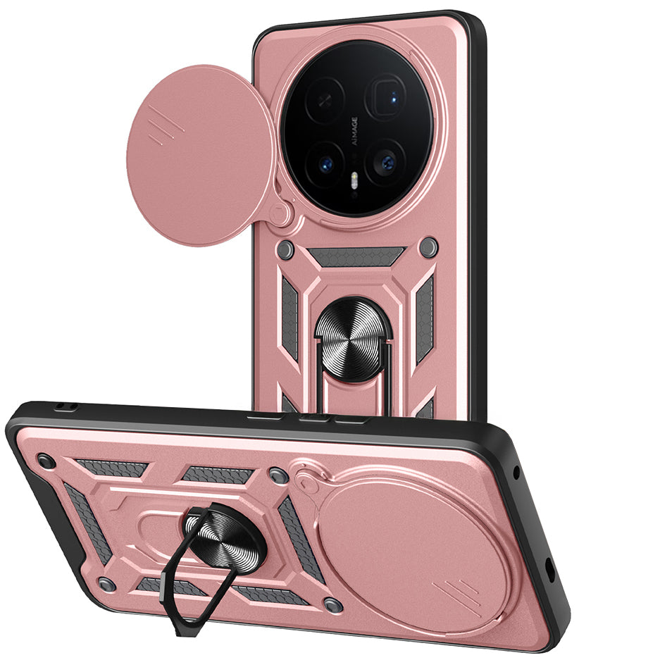 Handyhülle für Honor Magic8 Pro, Techsuit CamShield Series, Roségold / Schwarz