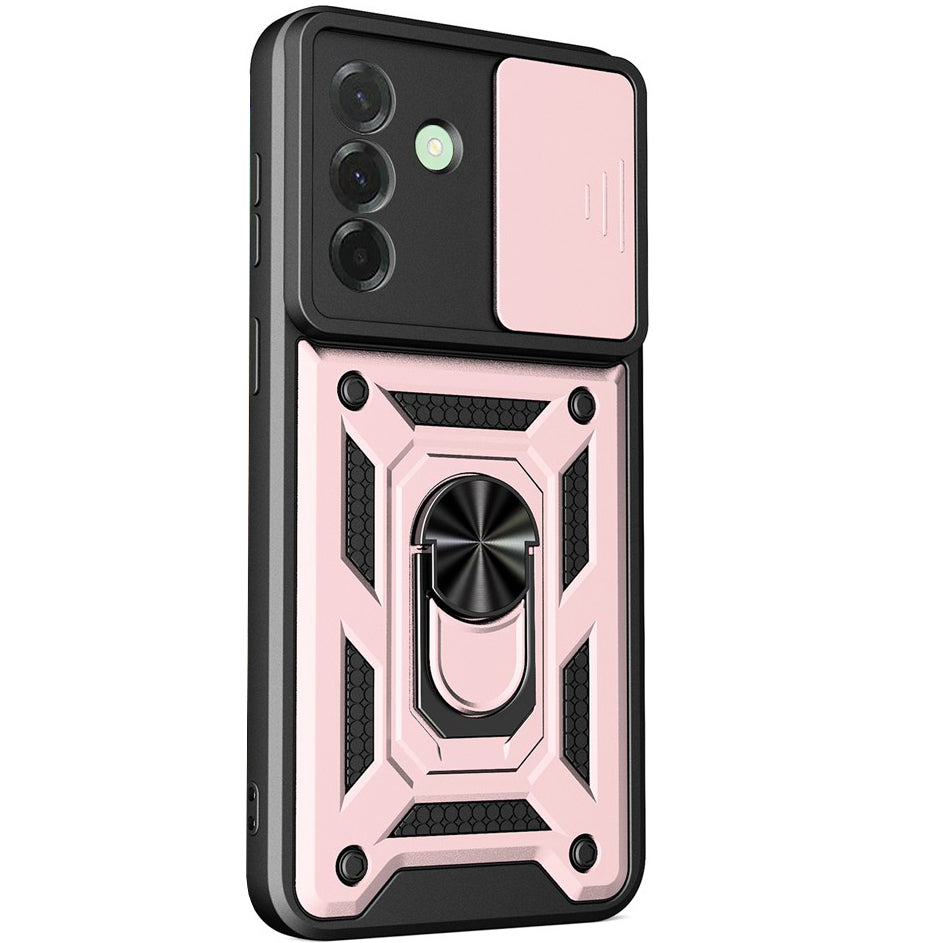 Handyhülle für Galaxy A57 5G, Techsuit CamShield Series, Roségold / Schwarz