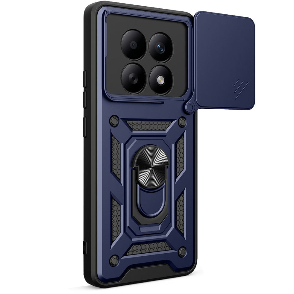 Handyhülle für Xiaomi Redmi Note 15 5G / Redmi Note 15 4G / POCO M8 5G, Techsuit CamShield Series, Dunkelblau