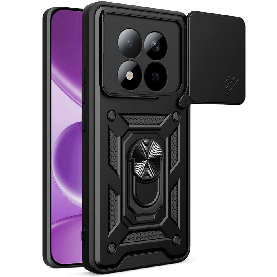 Handyhülle für Xiaomi Redmi Note 15 Pro 4G, Techsuit CamShield Series, Schwarz