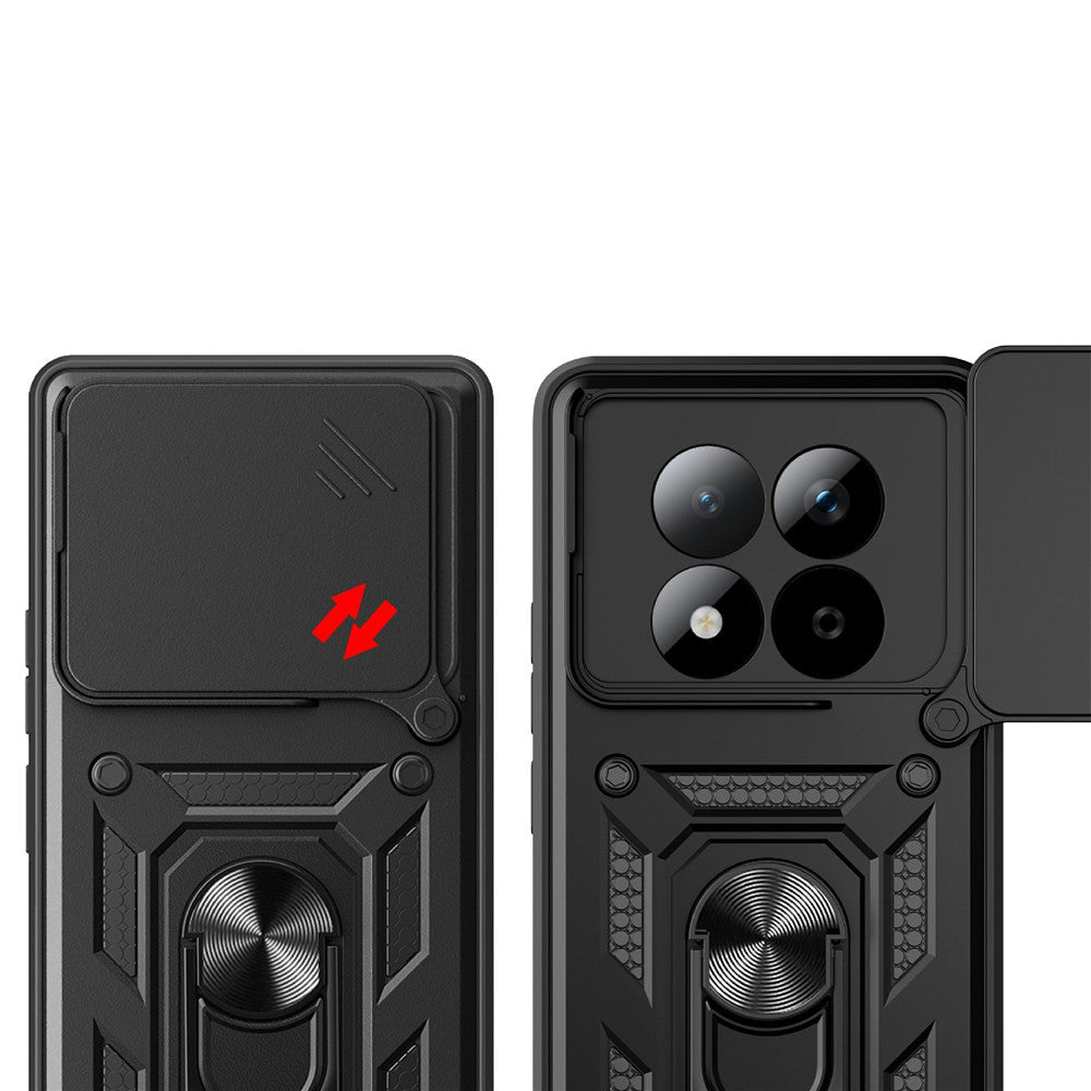 Handyhülle für Xiaomi Redmi Note 15 Pro 5G, Techsuit CamShield Series, Schwarz