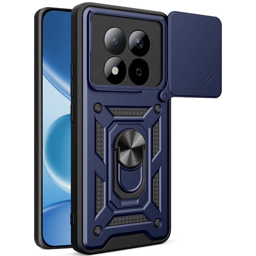 Handyhülle für Xiaomi Redmi Note 15 Pro 5G, Techsuit CamShield Series, Dunkelblau