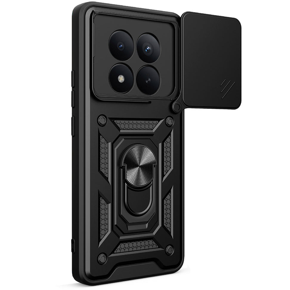 Handyhülle für Xiaomi Redmi Note 15 Pro Plus 5G / POCO M8 Pro 5G, Techsuit CamShield Series, Schwarz