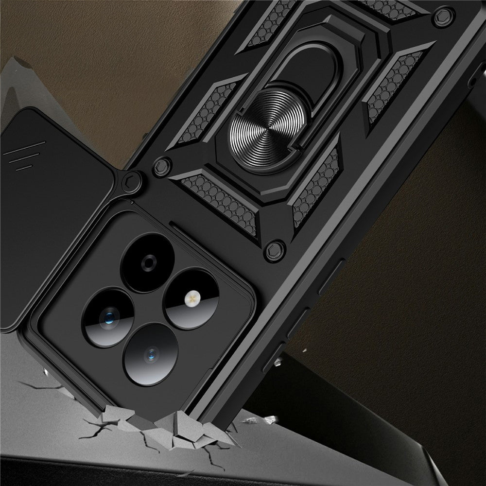 Handyhülle für Xiaomi Redmi Note 15 Pro Plus 5G / POCO M8 Pro 5G, Techsuit CamShield Series, Schwarz