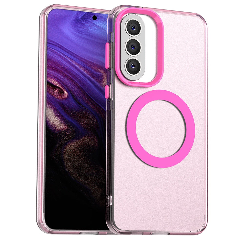 Handyhülle für Galaxy A57 5G, Techsuit CandyCase MagSafe, Rosa