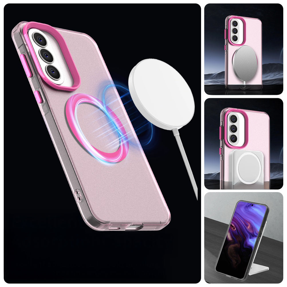Handyhülle für Galaxy A57 5G, Techsuit CandyCase MagSafe, Rosa