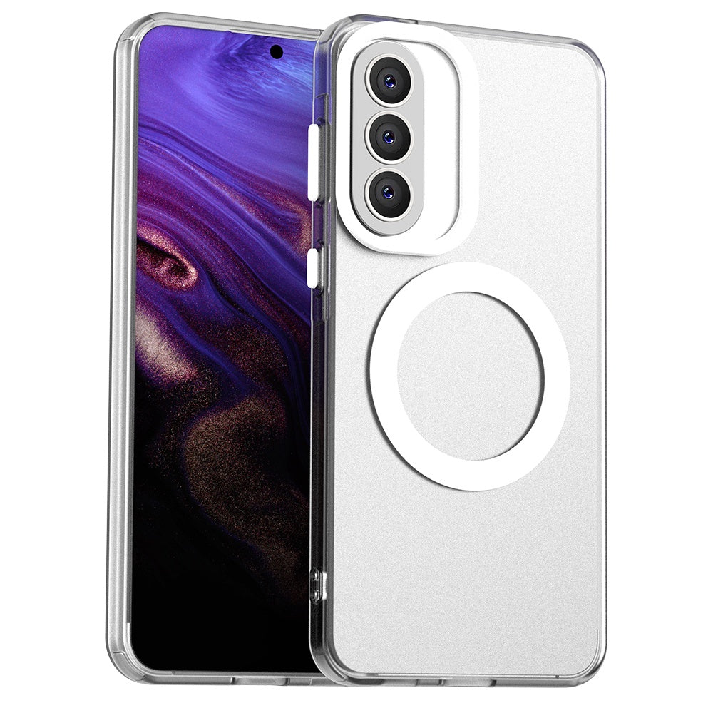 Handyhülle für Galaxy A57 5G, Techsuit CandyCase MagSafe, Weiß