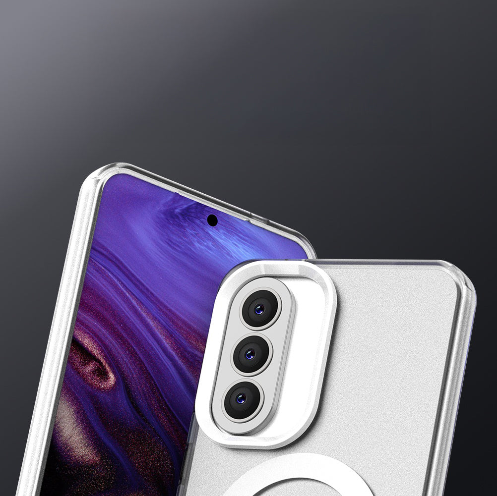 Handyhülle für Galaxy A57 5G, Techsuit CandyCase MagSafe, Weiß