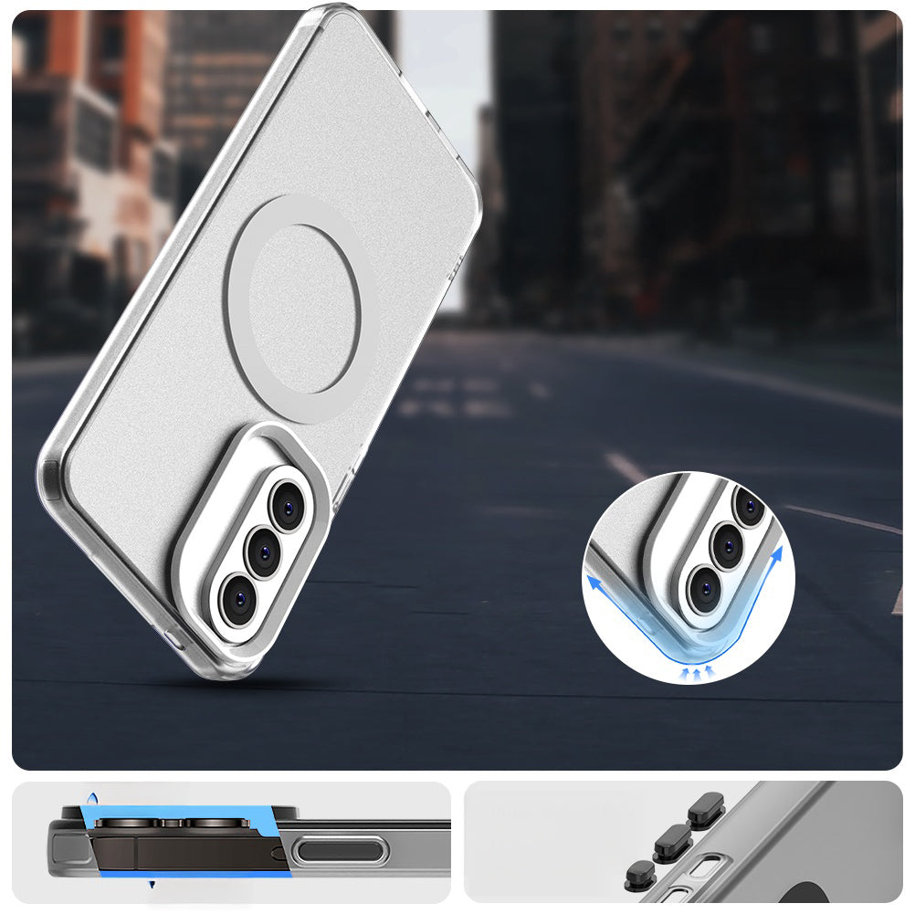 Handyhülle für Galaxy A57 5G, Techsuit CandyCase MagSafe, Weiß