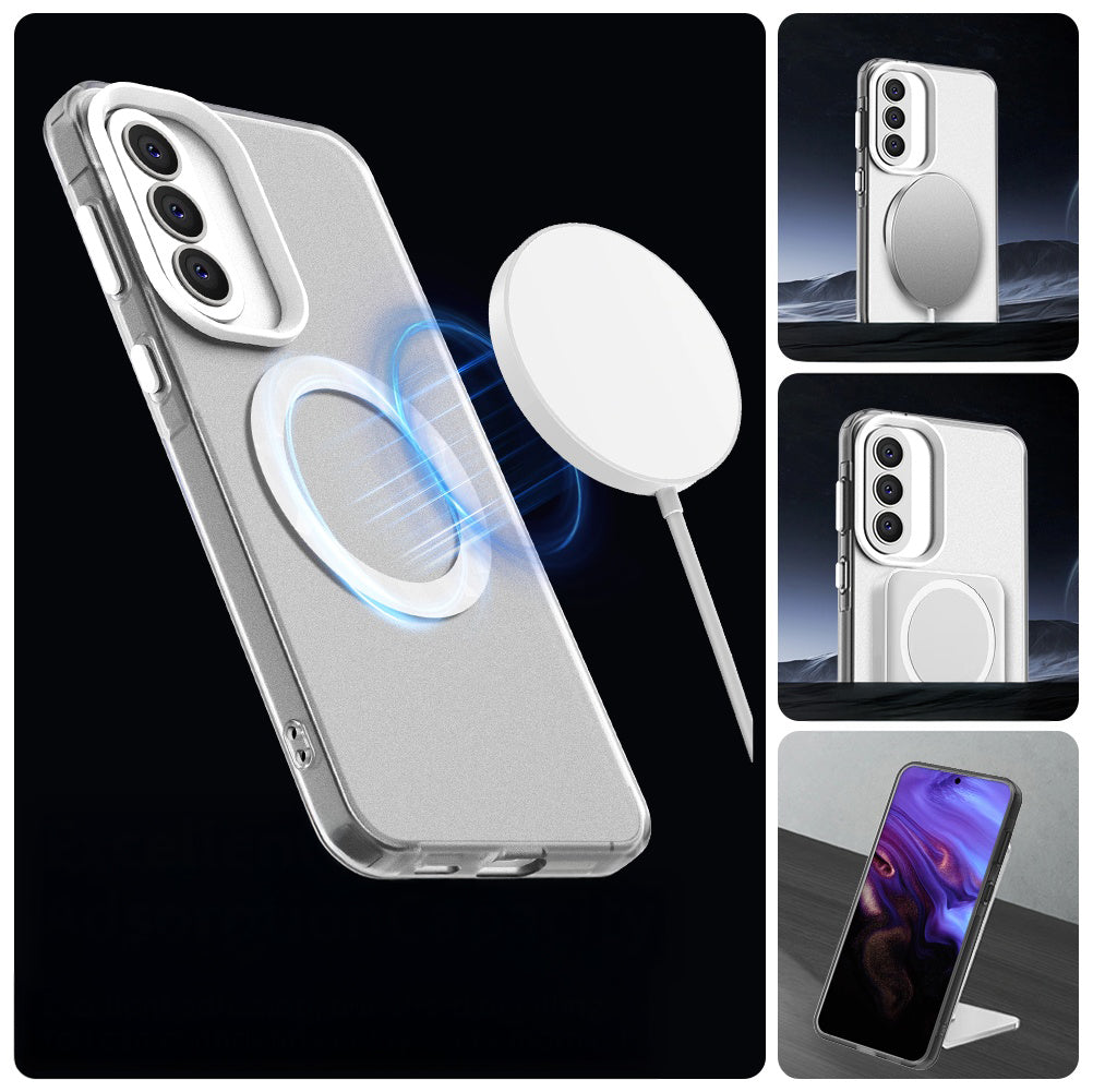 Handyhülle für Galaxy A57 5G, Techsuit CandyCase MagSafe, Weiß