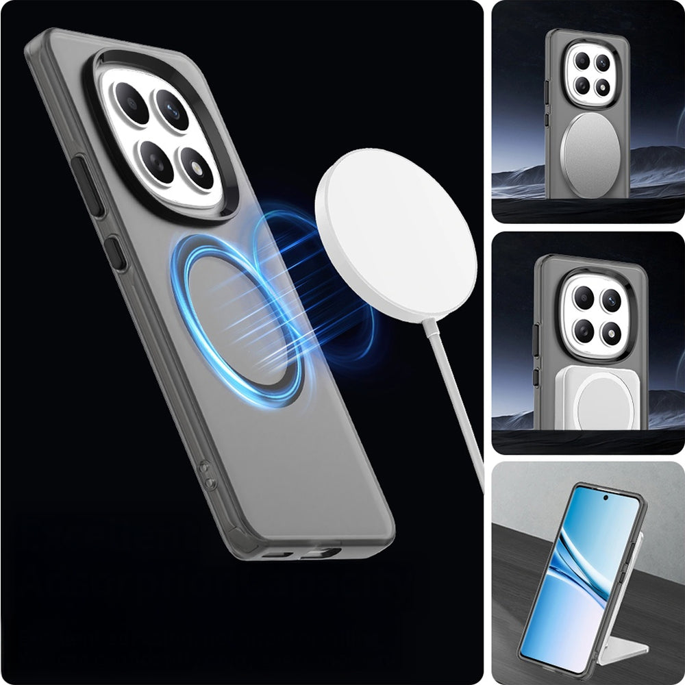 Handyhülle für Xiaomi Redmi Note 15 4G / Redmi Note 15 5G / POCO M8 5G, Techsuit CandyCase MagSafe, Schwarz