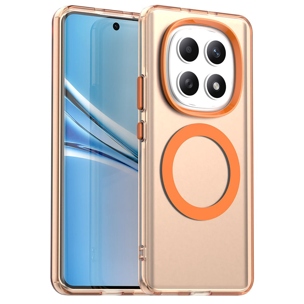 Handyhülle für Xiaomi Redmi Note 15 4G / Redmi Note 15 5G / POCO M8 5G, Techsuit CandyCase MagSafe, Orange