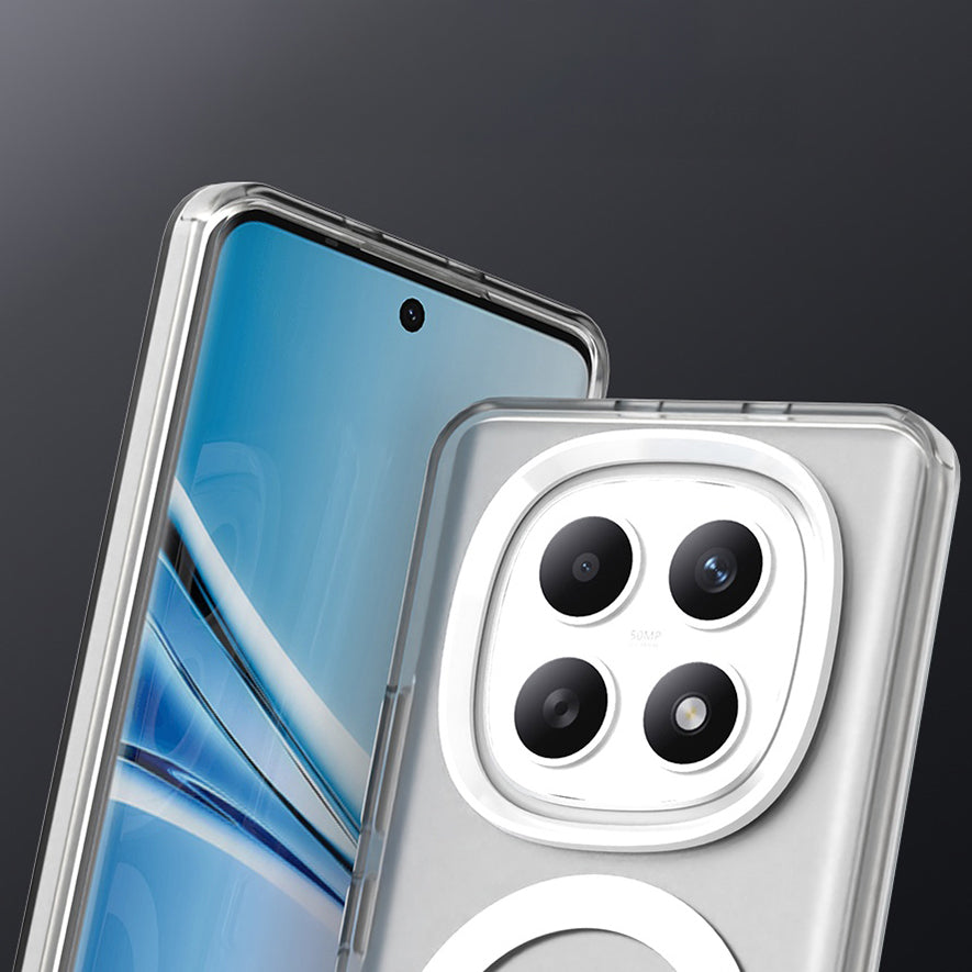Handyhülle für Xiaomi Redmi Note 15 4G / Redmi Note 15 5G / POCO M8 5G, Techsuit CandyCase MagSafe, Weiß