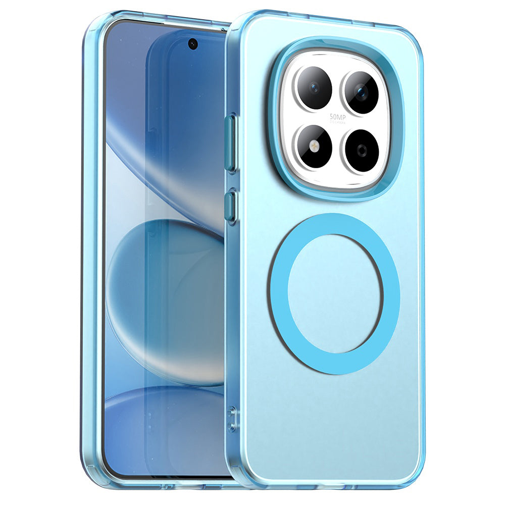Handyhülle für Xiaomi Redmi Note 15 Pro 5G, Techsuit CandyCase MagSafe, Blau