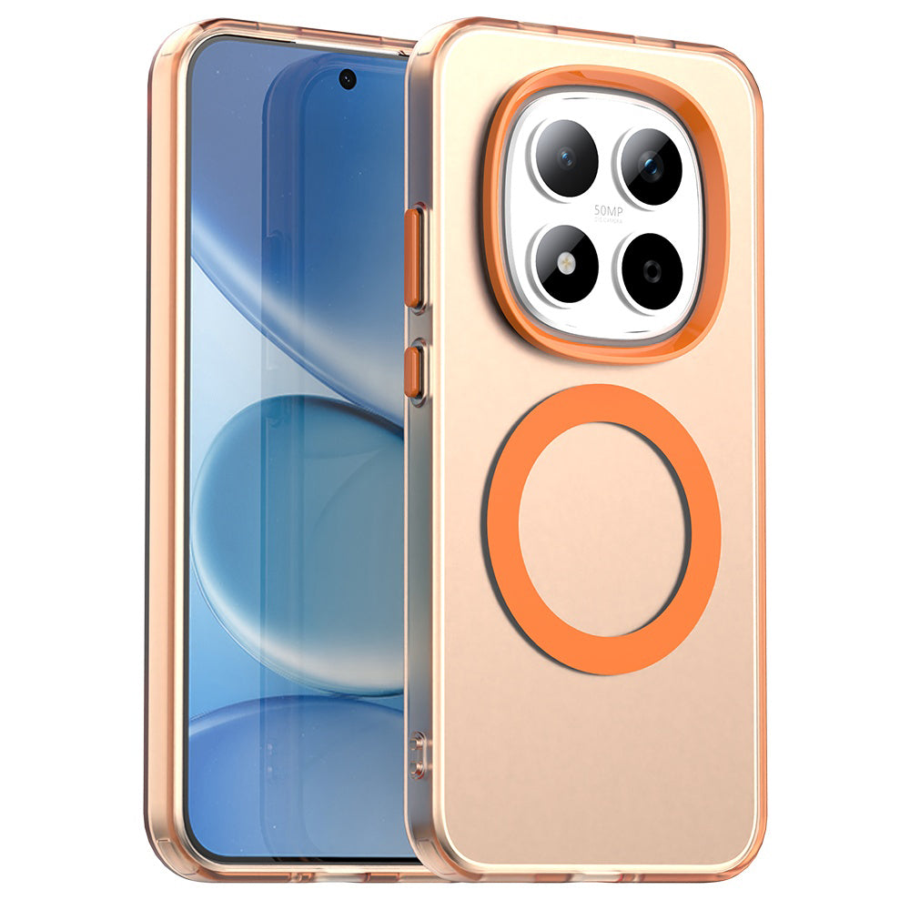 Handyhülle für Xiaomi Redmi Note 15 Pro 5G, Techsuit CandyCase MagSafe, Orange