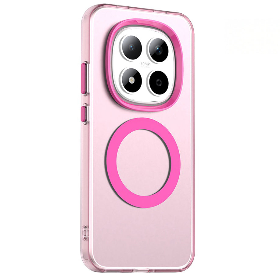Handyhülle für Xiaomi Redmi Note 15 Pro 5G, Techsuit CandyCase MagSafe, Rosa