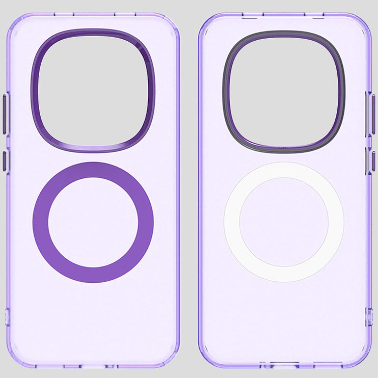 Handyhülle für Xiaomi Redmi Note 15 Pro 5G, Techsuit CandyCase MagSafe, Violett