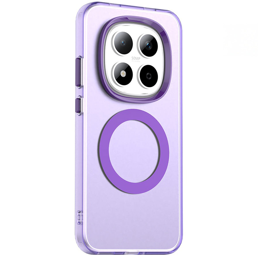 Handyhülle für Xiaomi Redmi Note 15 Pro 5G, Techsuit CandyCase MagSafe, Violett